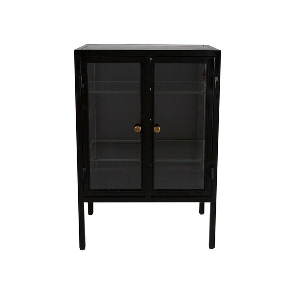 Cassettiera nera Nino, altezza 86 cm - Canett
