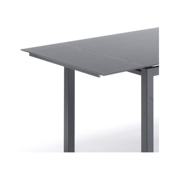 Tavolo da pranzo pieghevole con piano in vetro 80x140 cm New Daily - Tomasucci-image-3