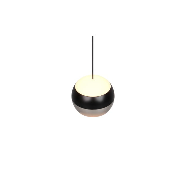 Lampadario LED nero e argentato ø 15,5 cm Orbit – Trio Select-image-3