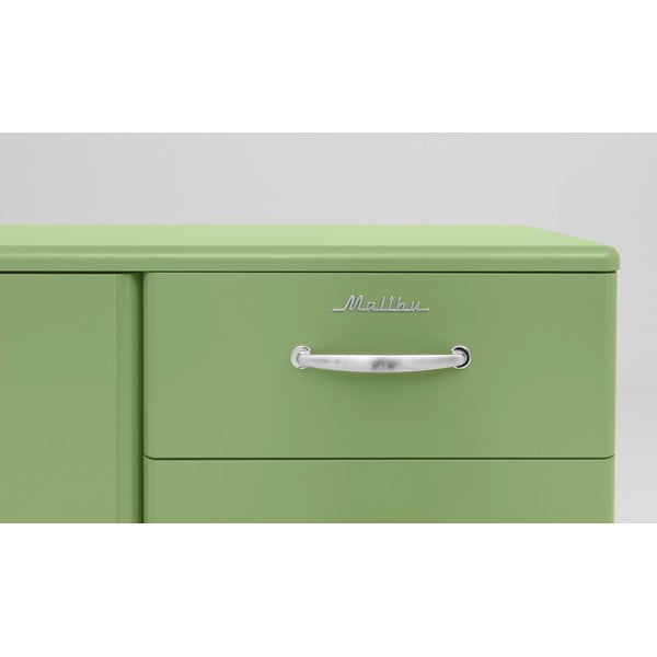 Cassettiera bassa verde 98x92 cm Malibu - Tenzo-image-1