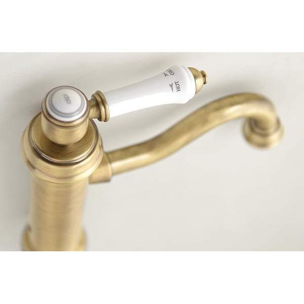 Rubinetto per lavandino color bronzo verticale Vienna – Sapho-image-2