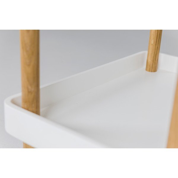 Carrello di servizio bianco su ruote Wagon Oak - Tenzo-image-1