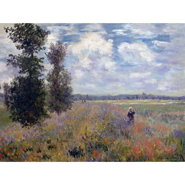 Riproduzione di Claude Monet - Campi di papaveri presso Argenteuil, 40 x 30 cm Claude Monet - Le Pont de Waterloo - Fedkolor