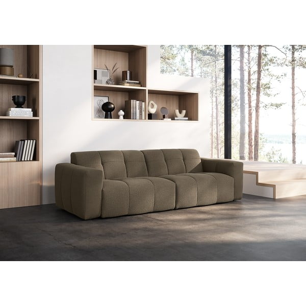 Divano marrone 250 cm Chess - Furninova-image-4