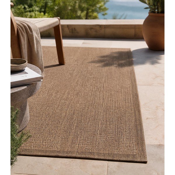 Tappeto da interno/esterno di colore naturale 60x100 cm Giza 1410 – Ayyildiz Carpets-image-1
