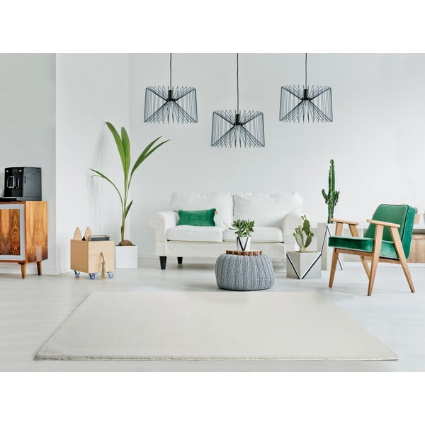 Tappeto bianco , 120 x 180 cm Fox Liso - Universal-image-1