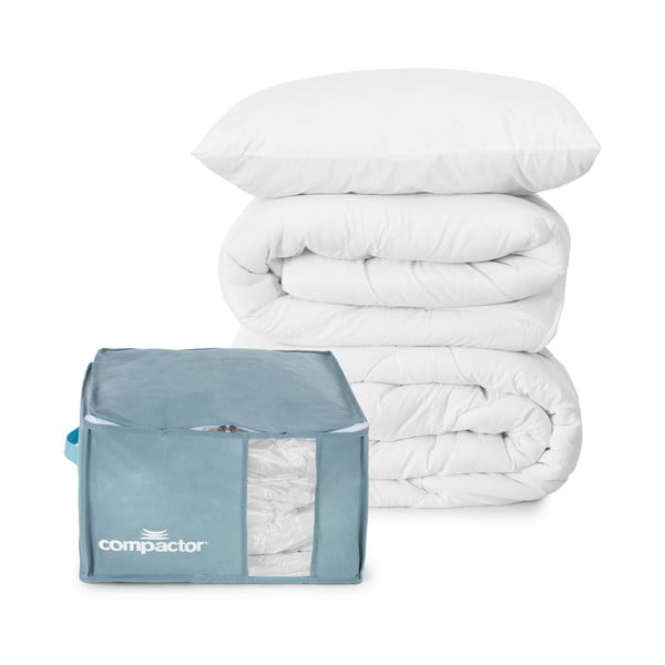 Organizer per vestiti sottovuoto in plastica 42x40x25 cm Blue Edition – Compactor-image-1