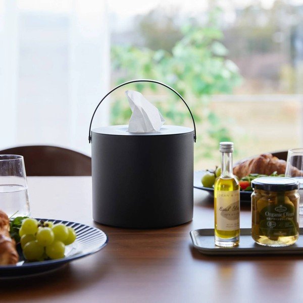 Portafazzoletti in metallo Tower – YAMAZAKI-image-1