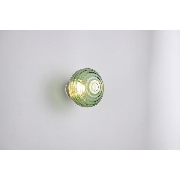 Lampada da parete LED verde in vetro con ricarica USB ø 15,5 cm Earl – Reality-image-3