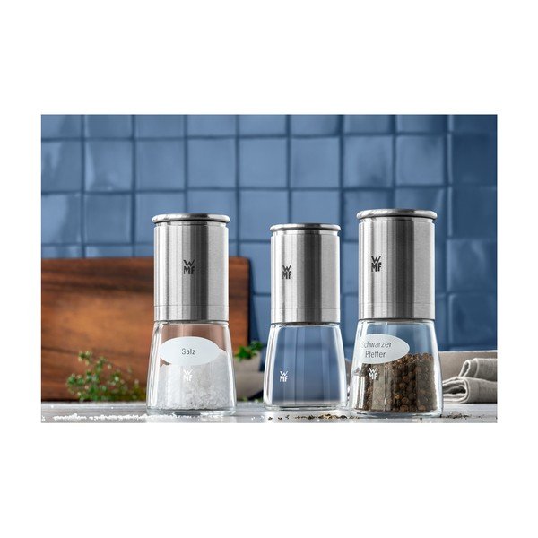 Set di 3 macine in acciaio inox Cromargan® Deluxe, altezza 14 cm De Luxe - WMF-image-1