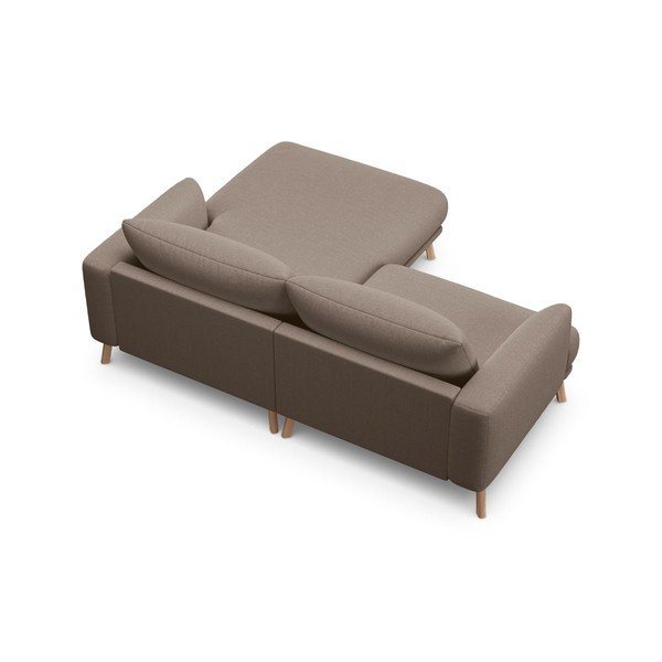 Divano angolare grigio tortora (con penisola a destra/con chaise lounge) Naomi – Micadoni -image-3