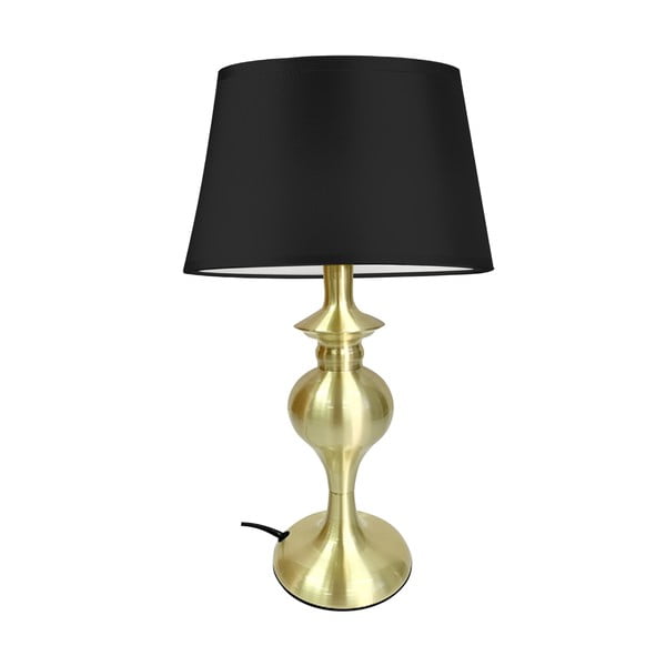 Lampada da tavolo in nero e oro (altezza 40 cm) Prima Gold - Candellux Lighting