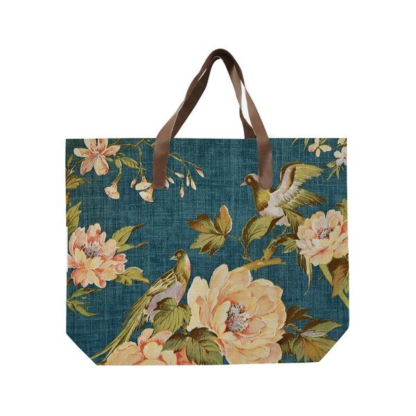 Borsa in tela con manico in similpelle Paradise - Surdic