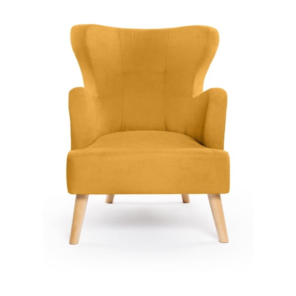 Poltrona ear in colore senape Noemye - Bonami Essentials-image-2