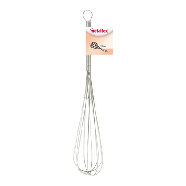 Frusta francese in acciaio inox, lunghezza 30 cm - Metaltex-image-1