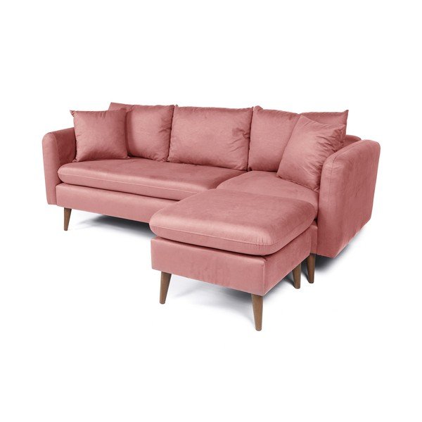 Divano rosa chiaro 215 cm Sofia - Balcab Home-image-3