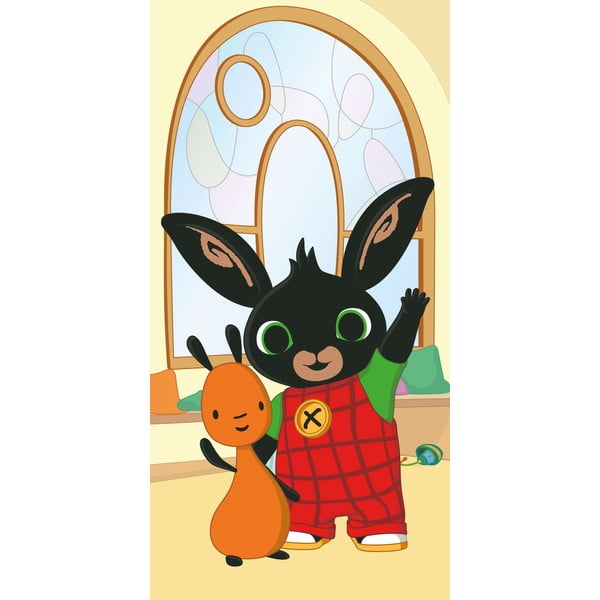 Asciugamano per bambini in cotone 70x140 cm Bing "Hoppity" – Jerry Fabrics