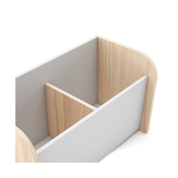 Libreria per bambini bianca 70x42 cm Esteban - Marckeric-image-4