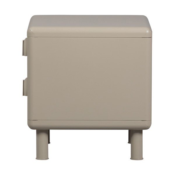 Comodino beige in metallo Rune – WOOOD-image-4