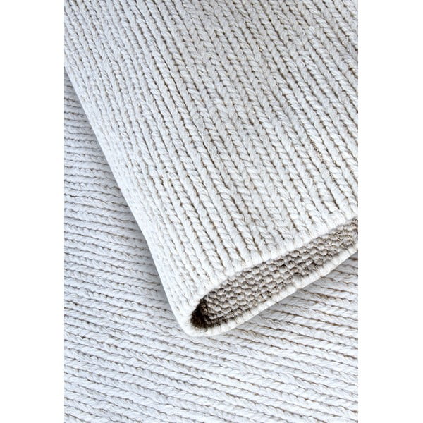 Tappeto rotondo bianco in lana tessuto a mano ø 160 cm Francois – Villeroy&Boch-image-3