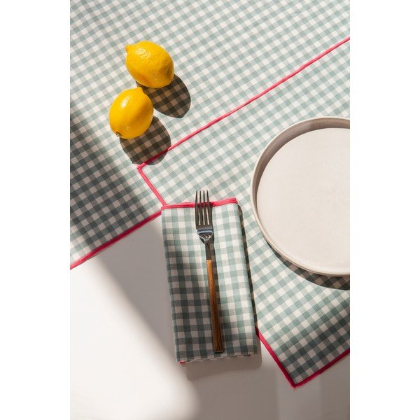 Tovaglioli in tessuto in set da 4 Vichy - Really Nice Things-image-4