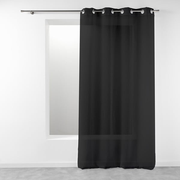 Tenda sottile nera 140x280 cm Telma – douceur d'intérieur
