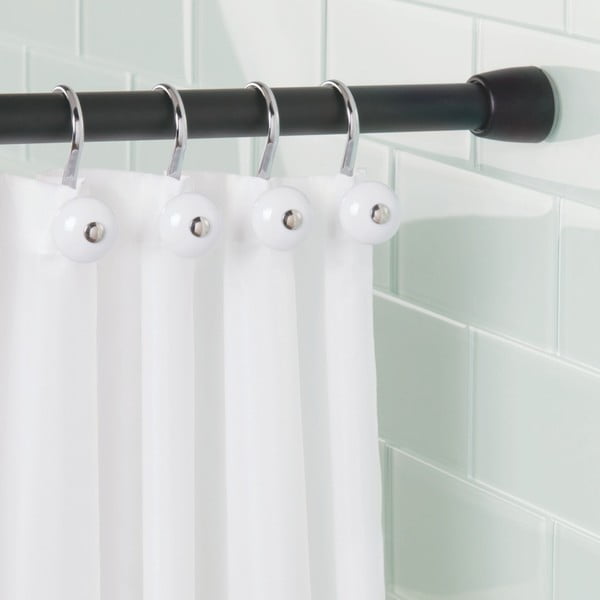 Asta per tende da doccia nera 127 - 221 cm Cameo L - iDesign-image-2