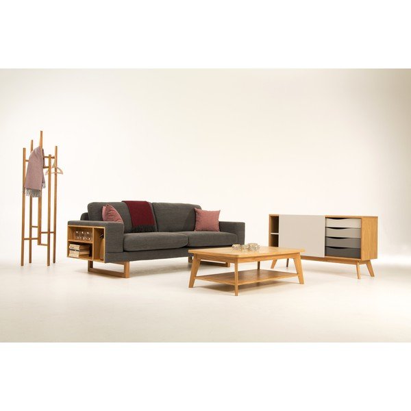 Cassettiera con cassetti grigi Avon - Woodman-image-1