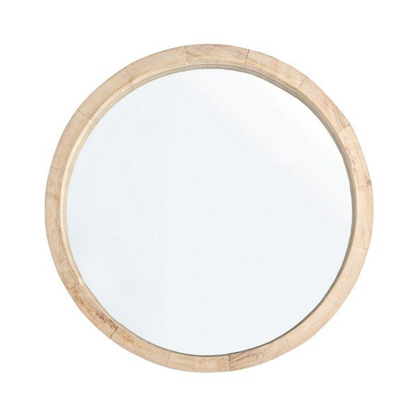 Specchio da parete con telaio in legno massiccio ø 42 cm Tiziano – Bizzotto