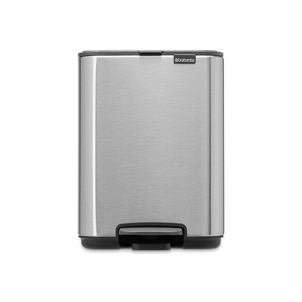 Cestino per la spazzatura color argento opaco in acciaio con pedale 4 l Bo – Brabantia-image-3