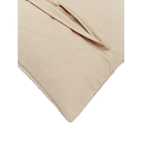 Federa decorativa in cotone beige, 45 x 45 cm Ilari - Westwing Collection-image-2