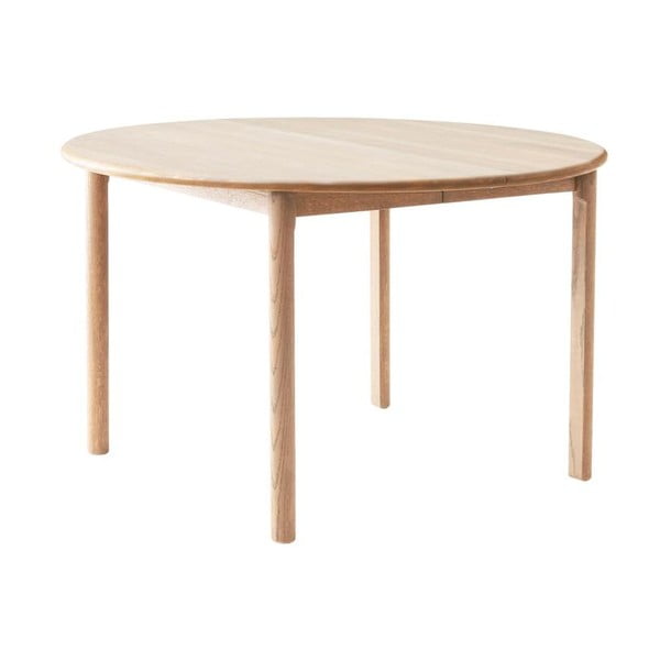 Tavolo da pranzo rotondo pieghevole in rovere naturale ø 120 cm Noor - Hammel Furniture