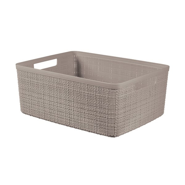 Cesto contenitivo in plastica 36x28x15 cm Jute M – Curver