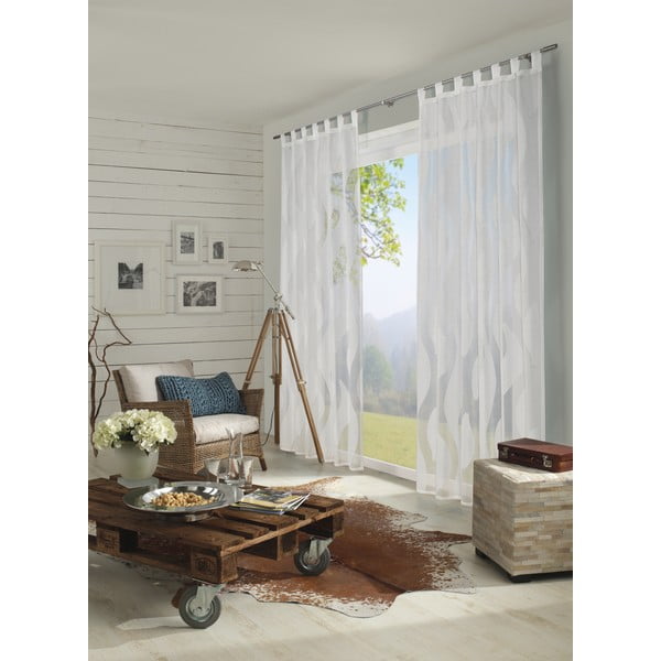 Tenda bianca 245x140 cm Scherli - Gardinia-image-2