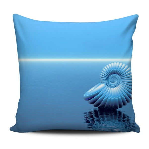 Cuscino Home de Bleu Tropical Conch, 43 x 43 cm - Kate Louise