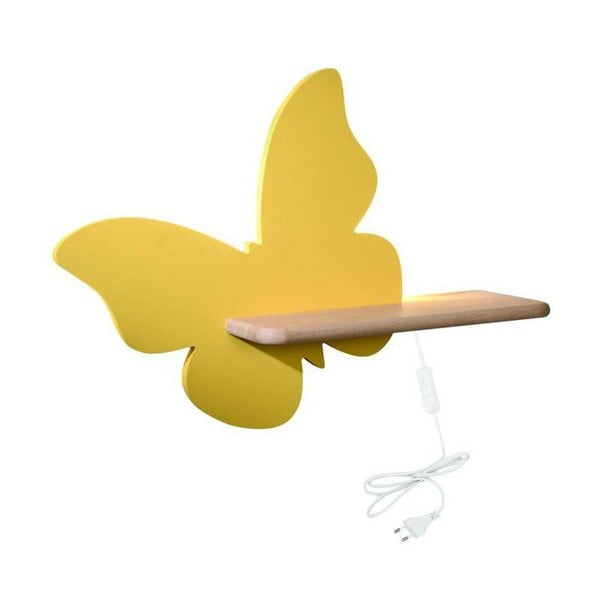 Apparecchio giallo per bambini Butterfly - Candellux Lighting