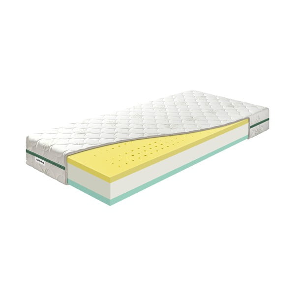 Materasso matrimoniale in schiuma dura/media 160x200 cm BonReFresh BIO - BENAB-image-2