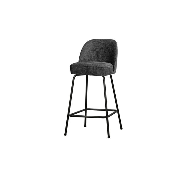 Sgabello da bar azzurro in velluto (altezza della seduta 64 cm) Vogue – WOOOD-image-1