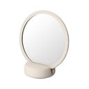 Specchio da tavolo bianco crema, altezza 18,5 cm Sono - Blomus