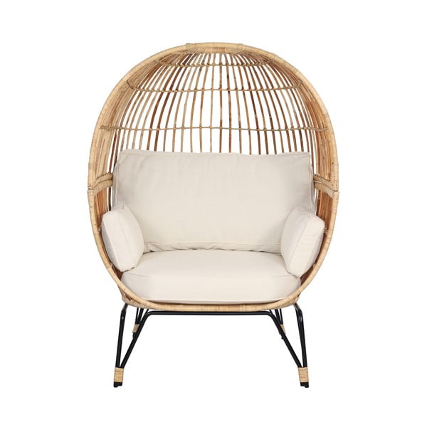 Poltrona da giardino in rattan Beige Nodi - Bonami Essentials