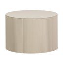 Tavolino rotondo beige ø 60 cm Sanne - WOOOD