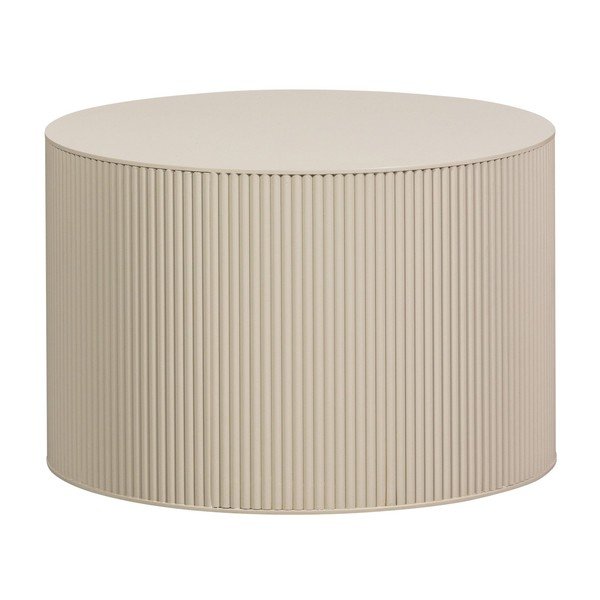 Tavolino rotondo beige ø 60 cm Sanne - WOOOD
