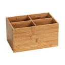 Organizzatore per il bagno in bambù con 4 scomparti Terra - Wenko
