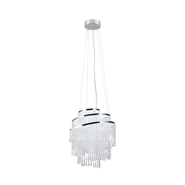 Lampada a sospensione LED in argento ø 48 cm Pomp - Trio