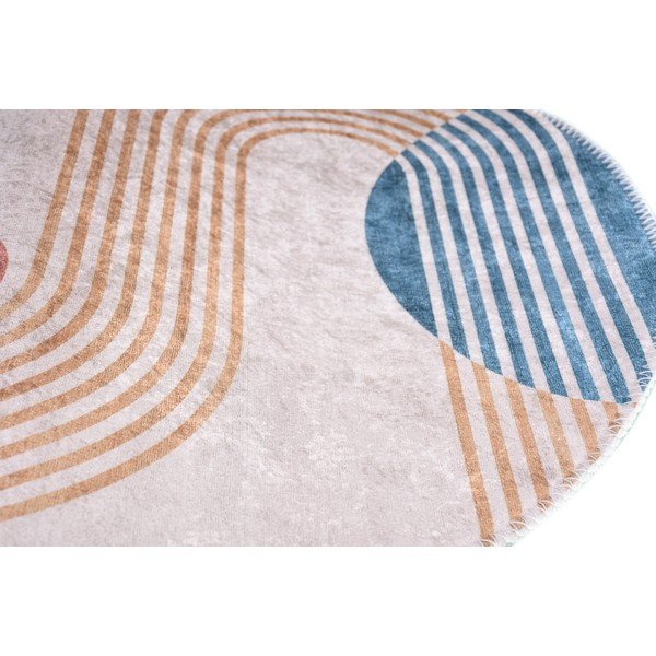Tappeto rotondo lavabile ø 120 cm Yuvarlak - Vitaus-image-2