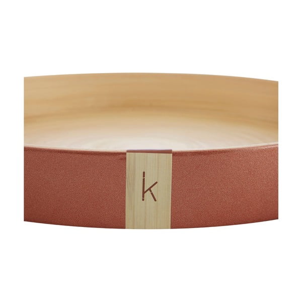 Vassoio da portata in bambù in bronzo , ⌀ 35 cm - Premier Housewares-image-3