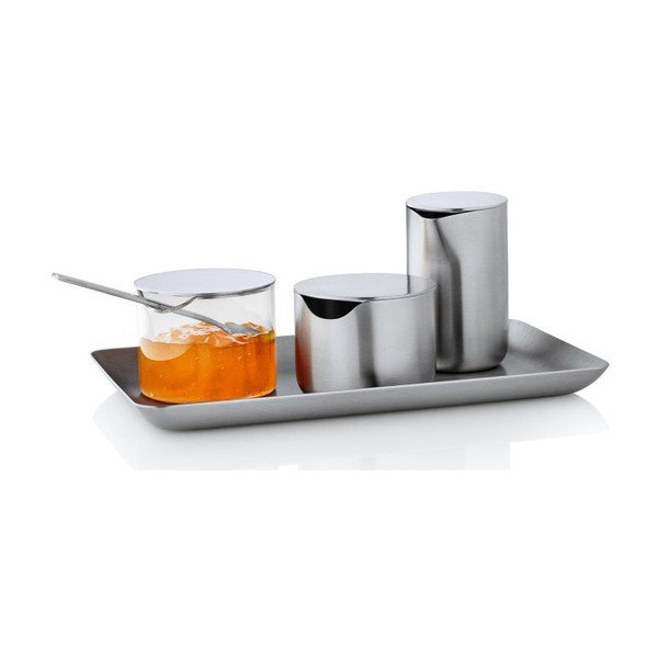Vaso in vetro con coperchio in acciaio inox Basic - Blomus-image-3