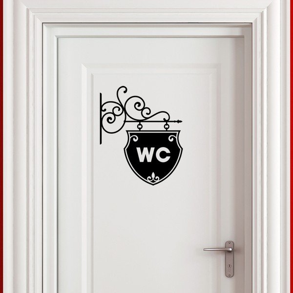 Adesivo WC Old And Chic - Ambiance