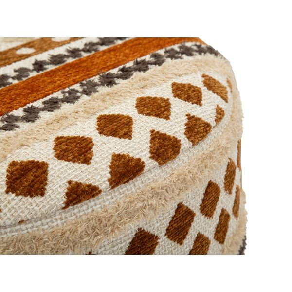Poggiapiedi marrone/beige Ethnic  – Mauro Ferretti-image-4