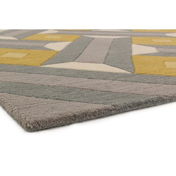 Tappeto grigio e giallo Motif, 120 x 170 cm Reef - Asiatic Carpets-image-3